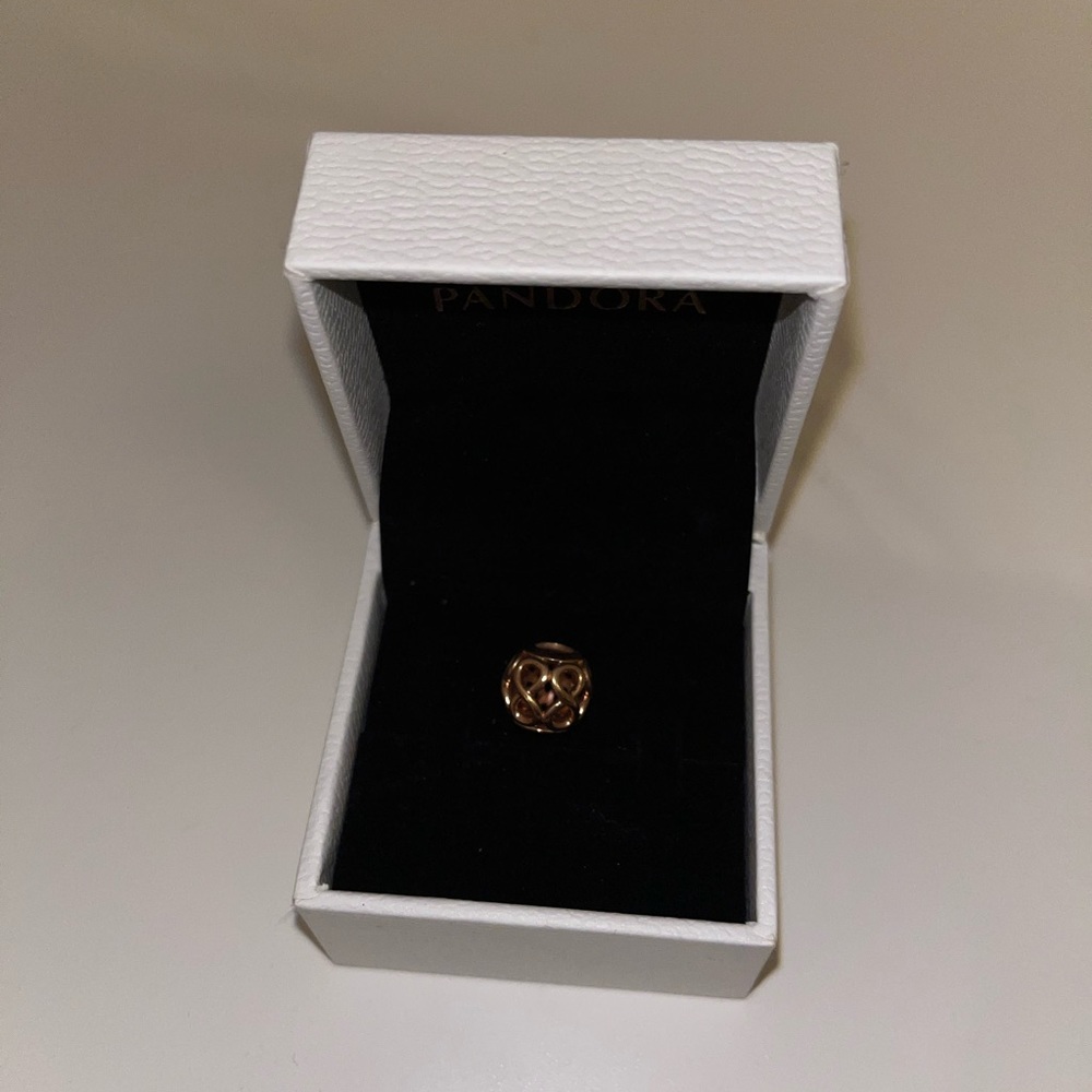 Pandora Rose Gold Infinity Charm
